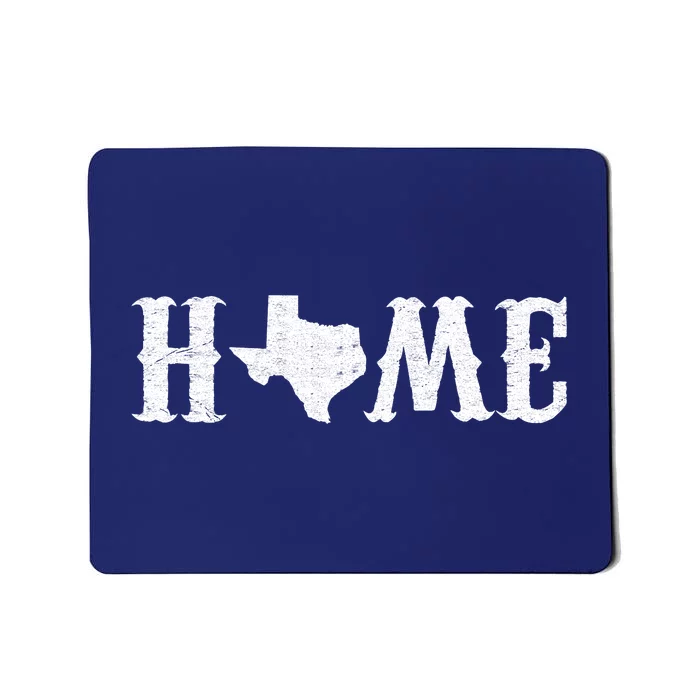 Vintage Texas Home Logo Mousepad