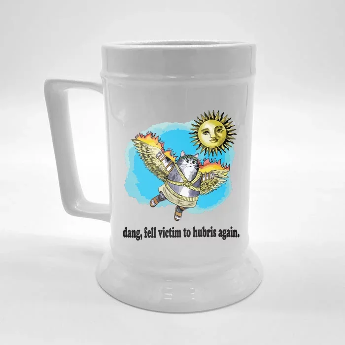 Victim To Hubris Front & Back Beer Stein