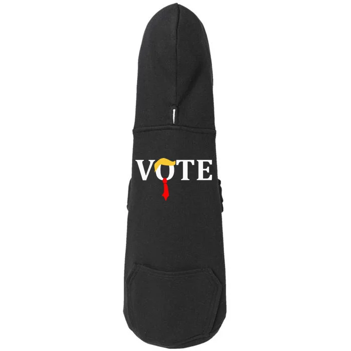 Vote Trump Hair Tie Doggie 3-End Fleece Hoodie