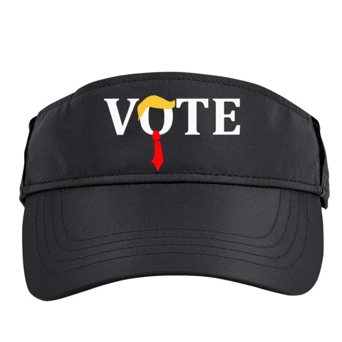 Vote Trump Hair Tie Adult Drive Performance Visor