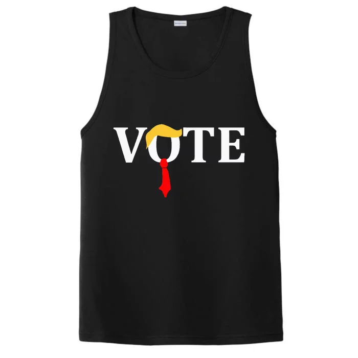 Vote Trump Hair Tie Performance Tank