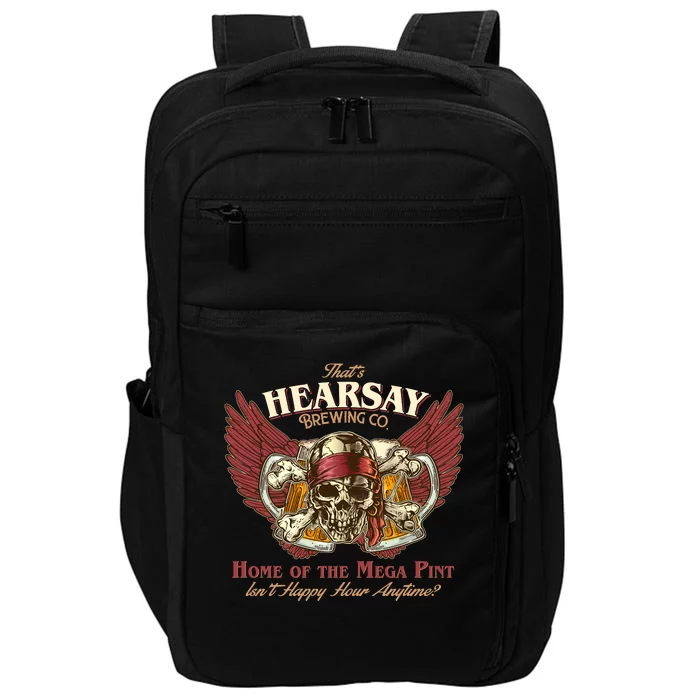 Vintage That's Hearsay Brewing Co Pirate Beer Impact Tech Backpack