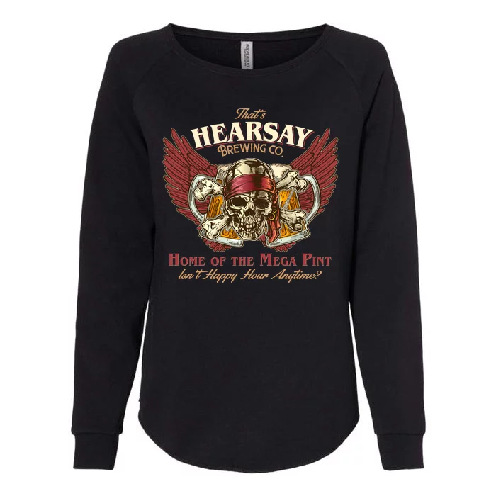 Vintage That's Hearsay Brewing Co Pirate Beer Womens California Wash Sweatshirt