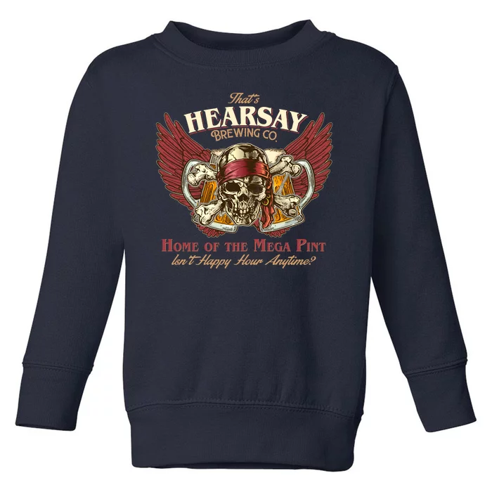 Vintage That's Hearsay Brewing Co Pirate Beer Toddler Sweatshirt