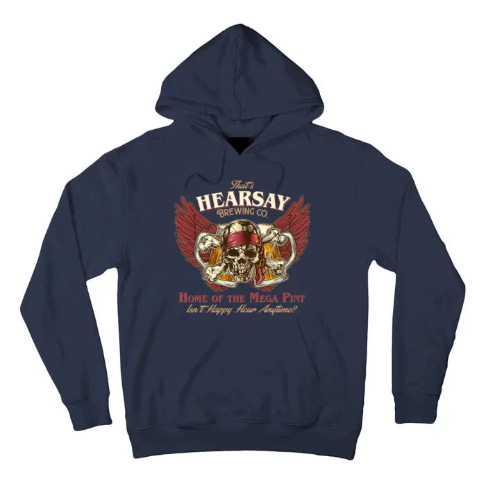 Vintage That's Hearsay Brewing Co Pirate Beer Tall Hoodie