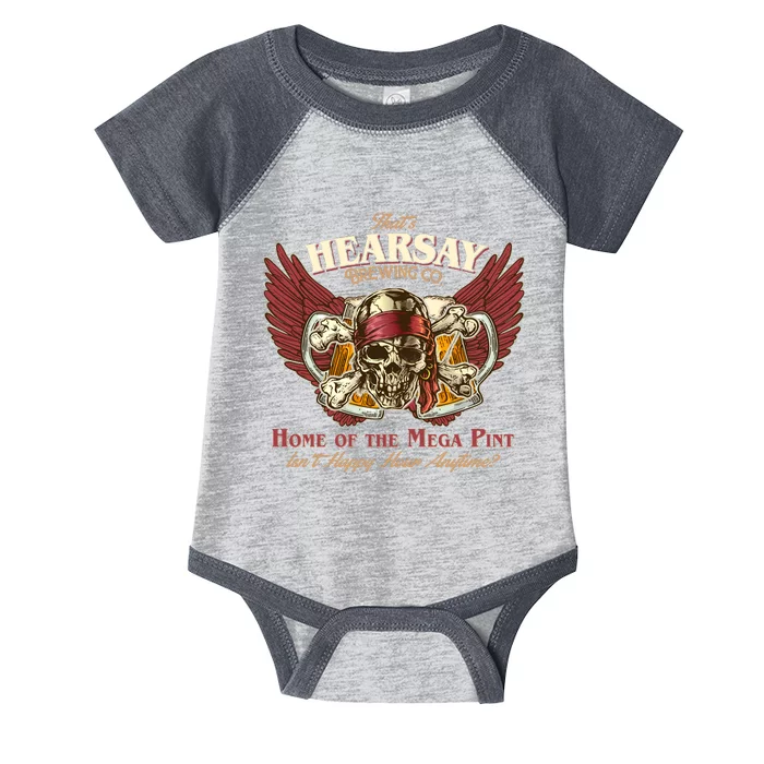 Vintage That's Hearsay Brewing Co Pirate Beer Infant Baby Jersey Bodysuit