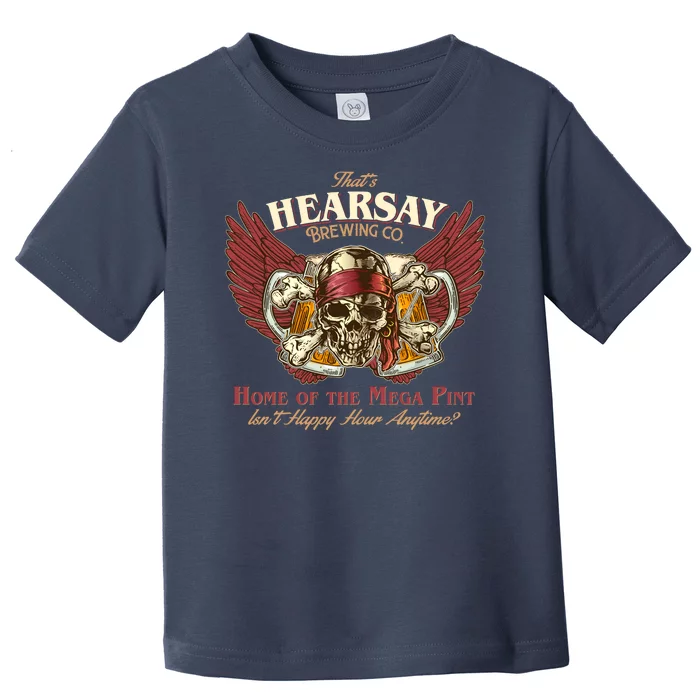 Vintage That's Hearsay Brewing Co Pirate Beer Toddler T-Shirt