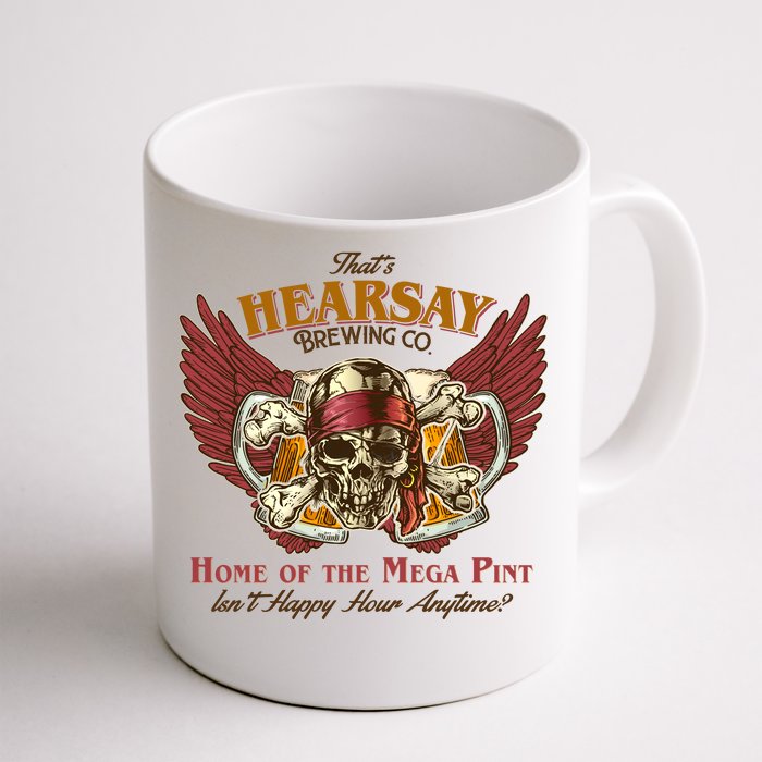 Vintage That's Hearsay Brewing Co Pirate Beer Front & Back Coffee Mug