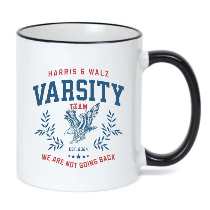 Varsity Team Harris Walz 2024 Black Color Changing Mug