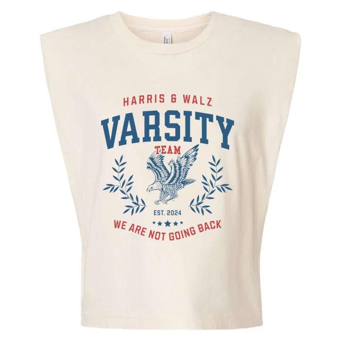 Varsity Team Harris Walz 2024 Garment-Dyed Women's Muscle Tee