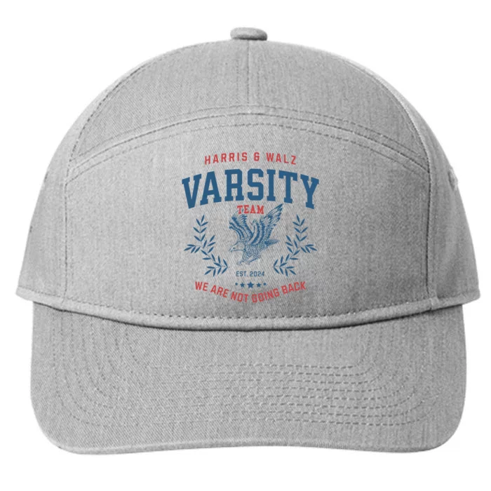 Varsity Team Harris Walz 2024 7-Panel Snapback Hat