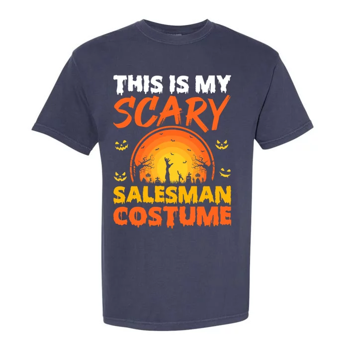 Vintage This Is My Scary Sales Costume Halloween Meaningful Gift Garment-Dyed Heavyweight T-Shirt