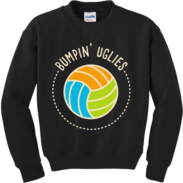 Volleyball Team I Bumpin Uglies I Beach Volleyball Kids Sweatshirt