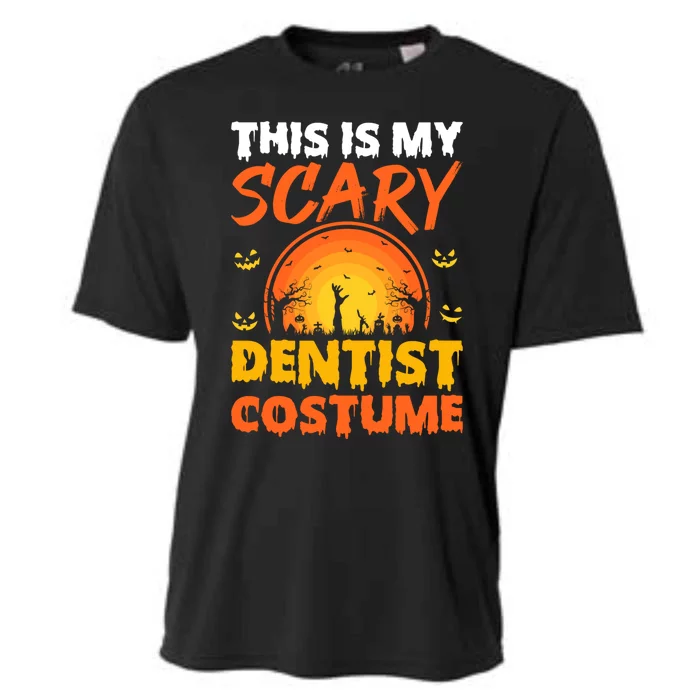 Vintage This Is My Scary Dentist Costume Halloween Great Gift Cooling Performance Crew T-Shirt