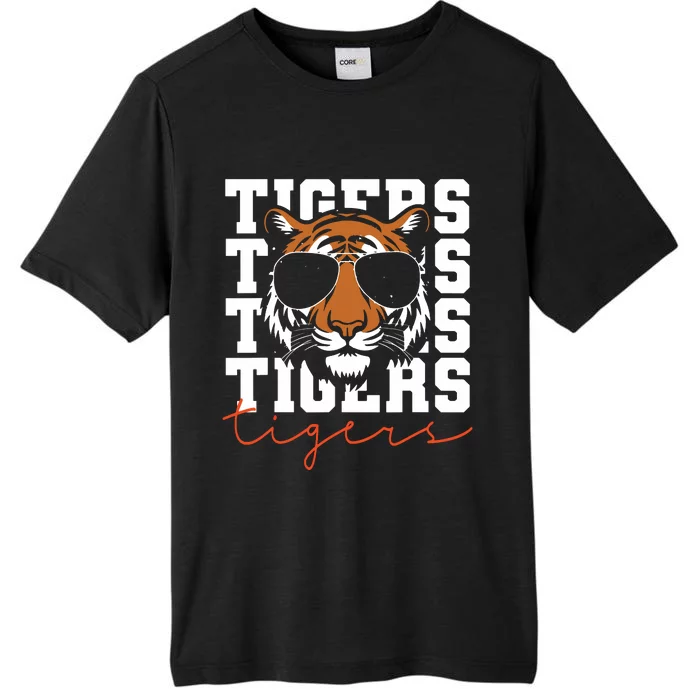 Vintage Tigers Inspirational Athletic Name Design Gift ChromaSoft Performance T-Shirt