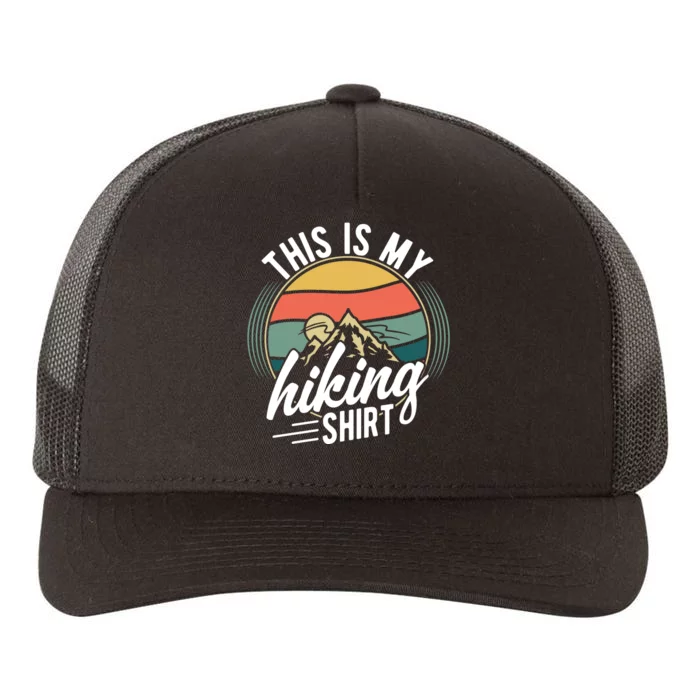 Vintage This Is My Hiking Gift Yupoong Adult 5-Panel Trucker Hat