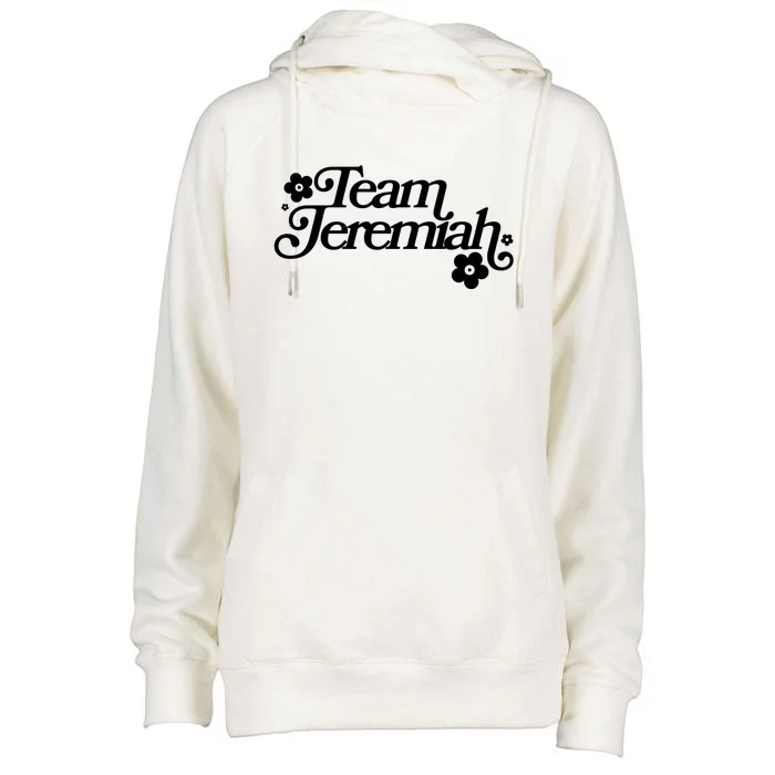 Vintage Team Jeremiah Logo Womens Funnel Neck Pullover Hood