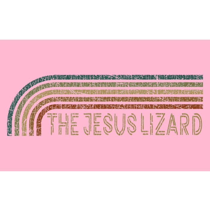 Vintage The Jesus Lizard Retro Stripes Musician Bumper Sticker