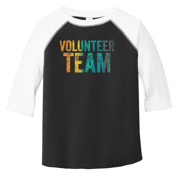 Volunteer Team Job Unpaid Volunteers Volunteering Toddler Fine Jersey T-Shirt