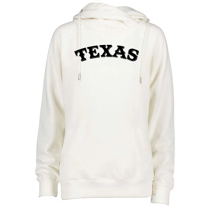 Vintage Texas Logo Womens Funnel Neck Pullover Hood