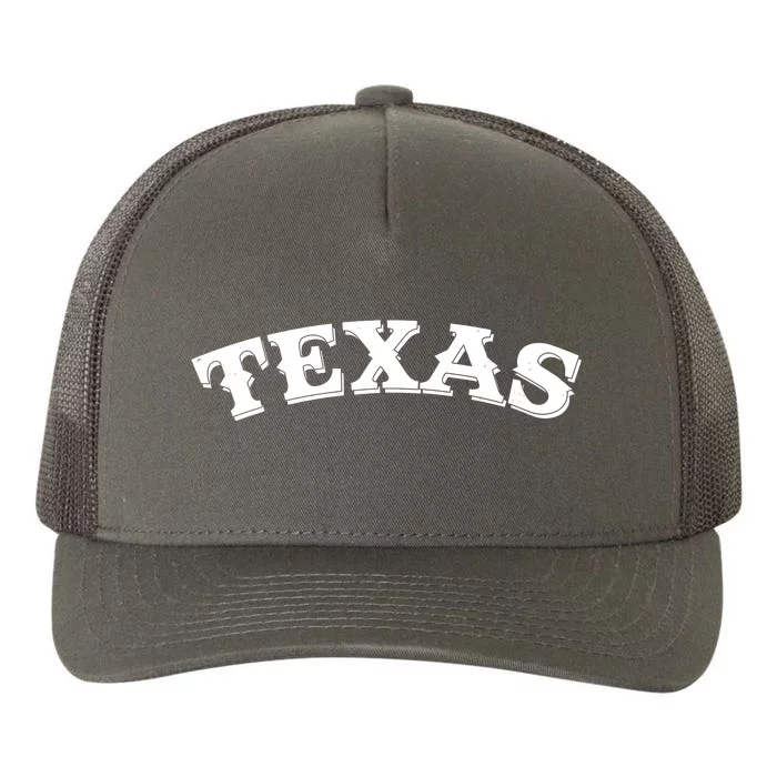 Vintage Texas Logo Yupoong Adult 5-Panel Trucker Hat