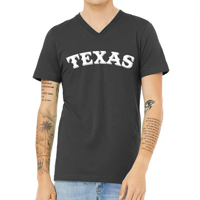 Vintage Texas Logo V-Neck T-Shirt