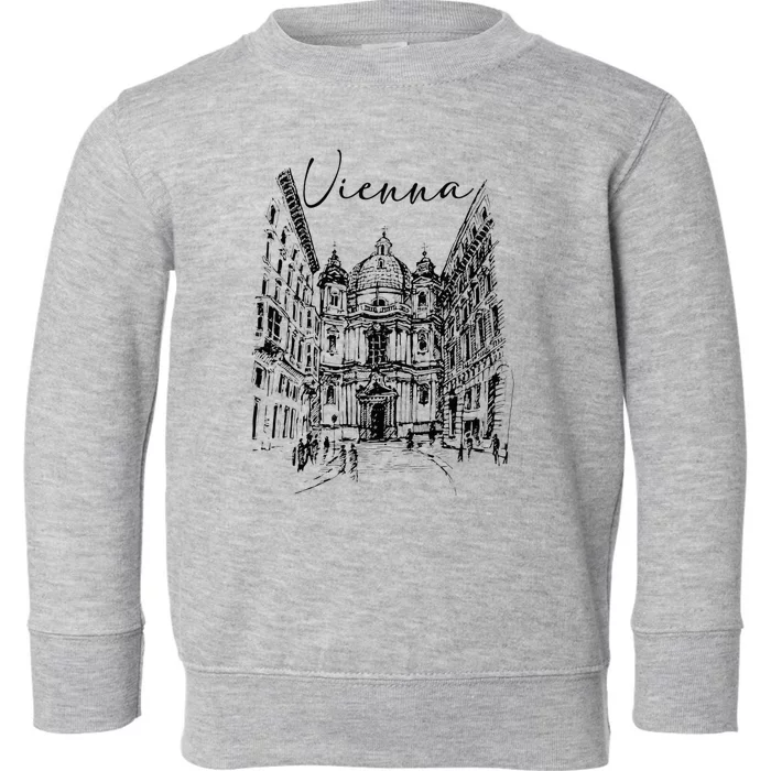 Vienna Traveling Lover Vienna Travel Austria Travel Vacation Toddler Sweatshirt