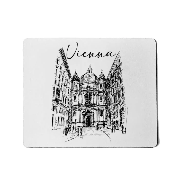 Vienna Traveling Lover Vienna Travel Austria Travel Vacation Mousepad