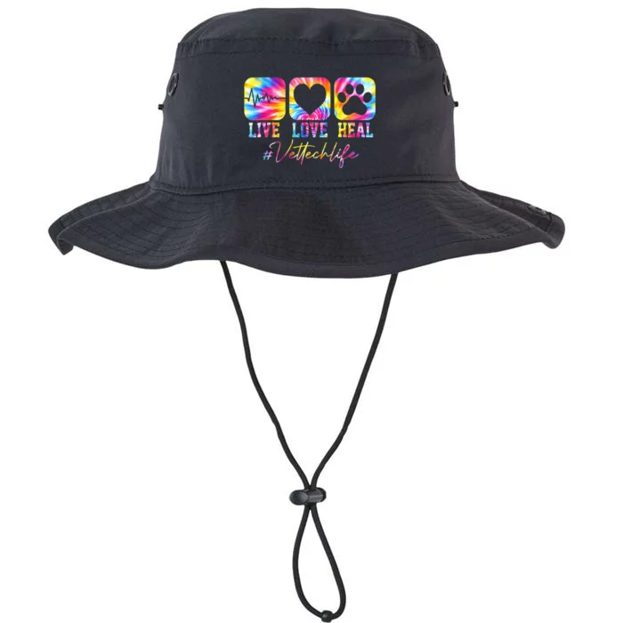 Vet Tech Live Love Heal Veterinary Technician Dog Rescue Legacy Cool Fit Booney Bucket Hat