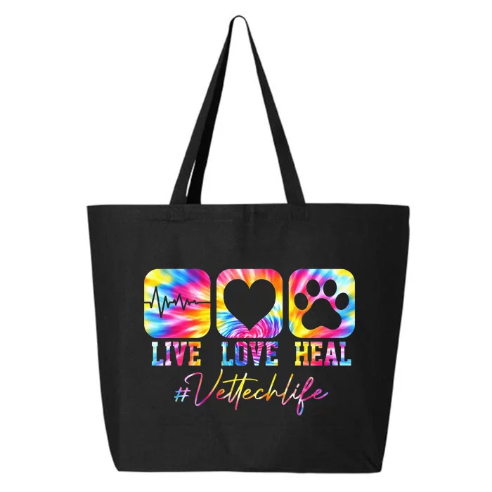 Vet Tech Live Love Heal Veterinary Technician Dog Rescue 25L Jumbo Tote