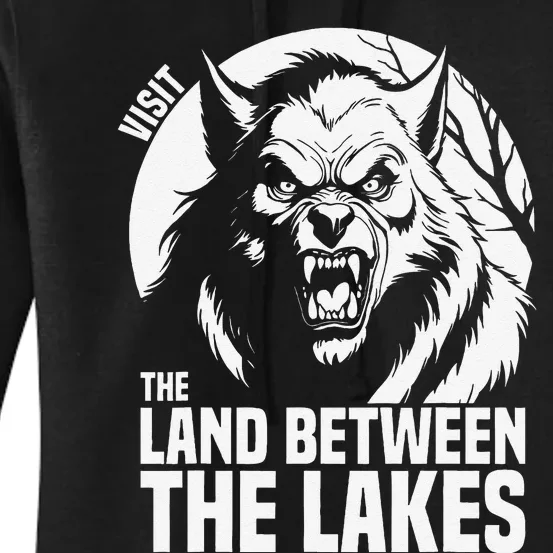 Visit The Land Between The Lakes Werewolf Women's Pullover Hoodie