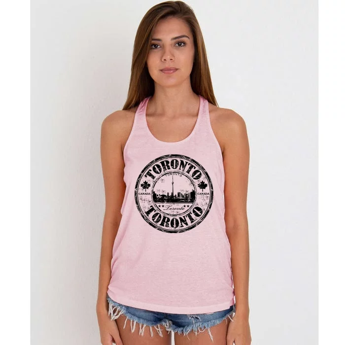 Vintage Toronto Logo Women's Knotted Racerback Tank