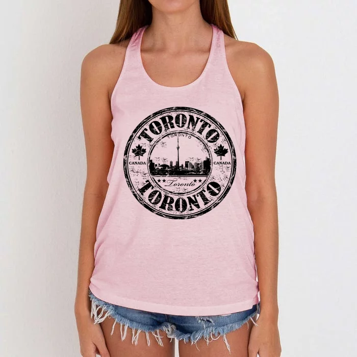 Vintage Toronto Logo Women's Knotted Racerback Tank