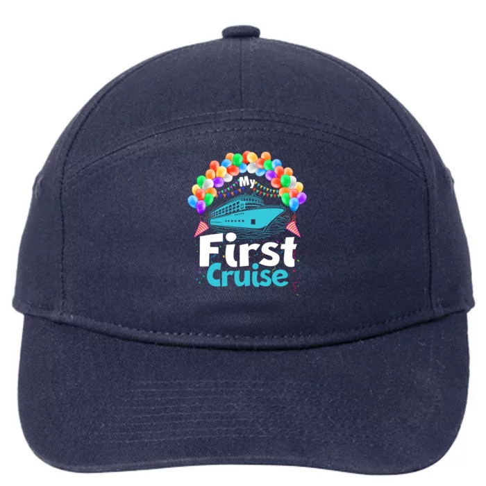 Vacation Time My First Crusie 7-Panel Snapback Hat