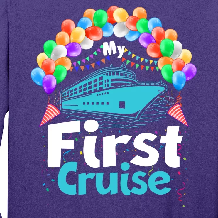 Vacation Time My First Crusie Long Sleeve Shirt