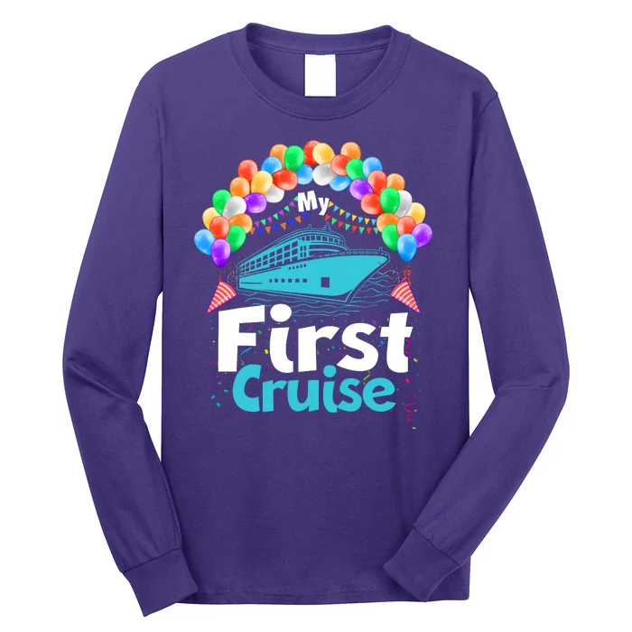 Vacation Time My First Crusie Long Sleeve Shirt