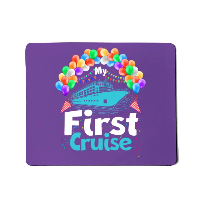 Vacation Time My First Crusie Mousepad