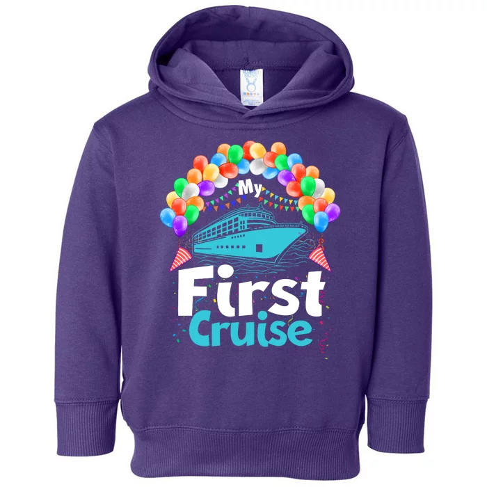 Vacation Time My First Crusie Toddler Hoodie