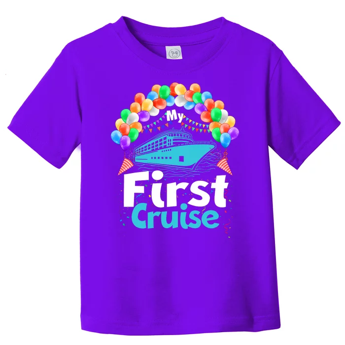 Vacation Time My First Crusie Toddler T-Shirt