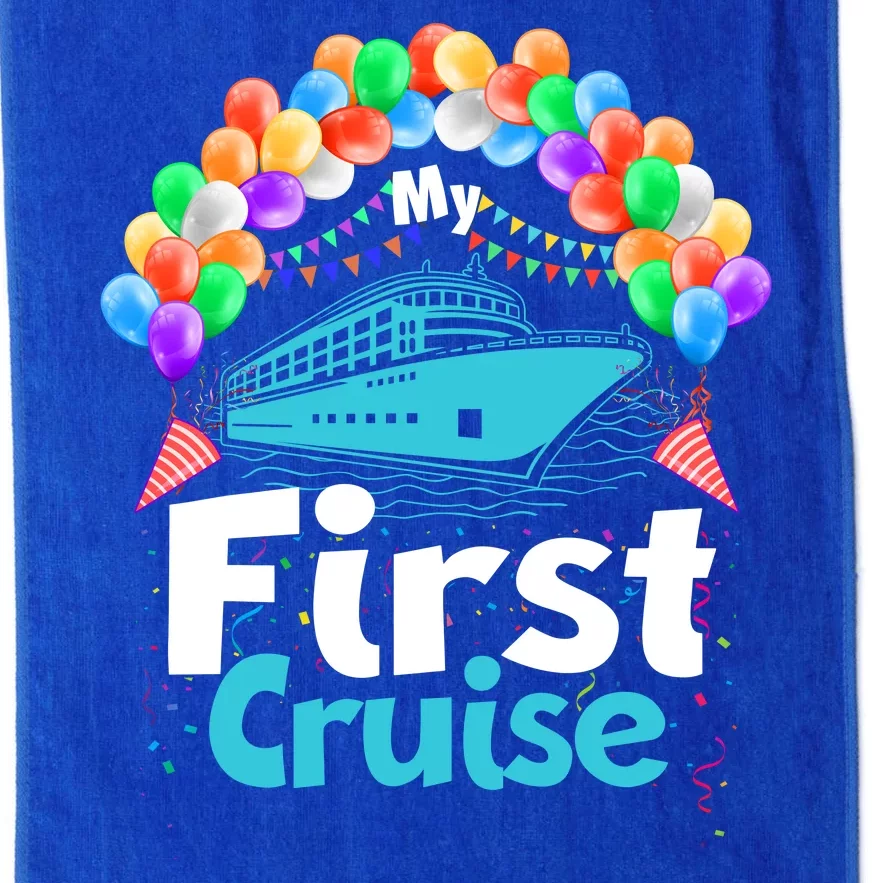 Vacation Time My First Crusie Platinum Collection Golf Towel