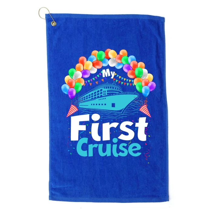 Vacation Time My First Crusie Platinum Collection Golf Towel