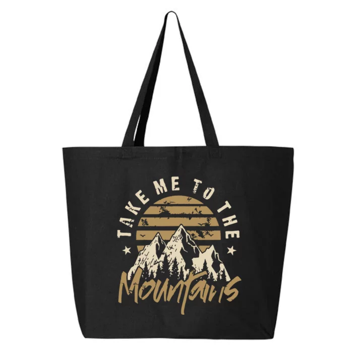 Vintage Take Me To The Mountains Adventure 25L Jumbo Tote