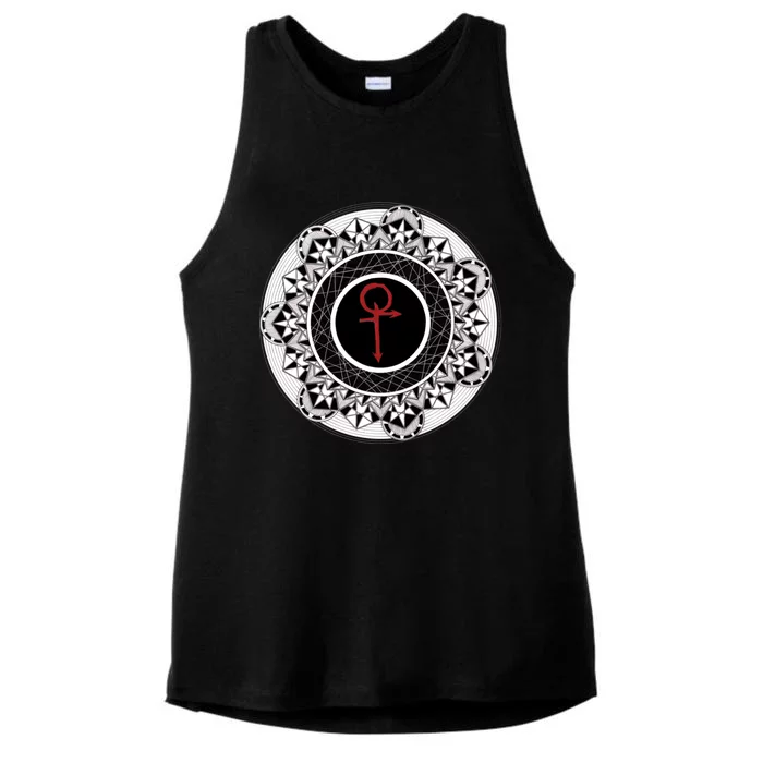 Vampire The Masquerade Inktober Anarch Sunweaver Ladies Tri-Blend Wicking Tank