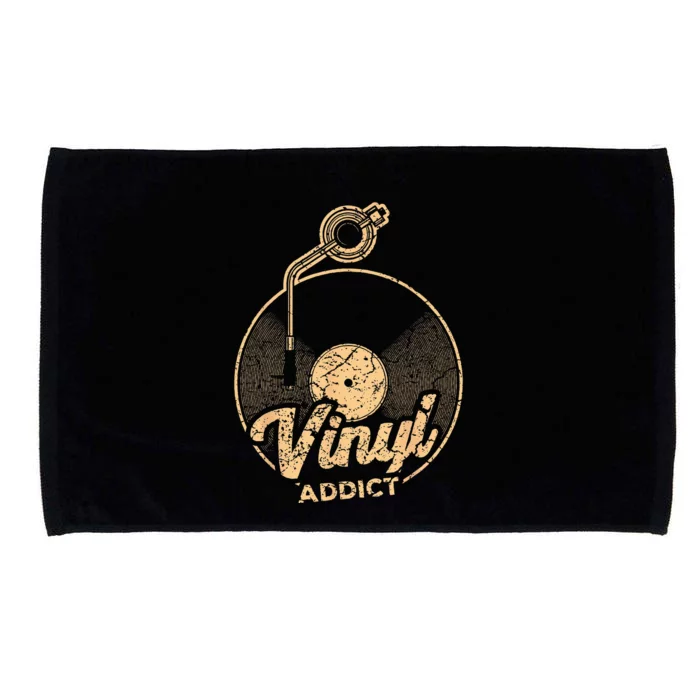 Vinyl Turntable Music Retro LP Record Player DJ Microfiber Hand Towel