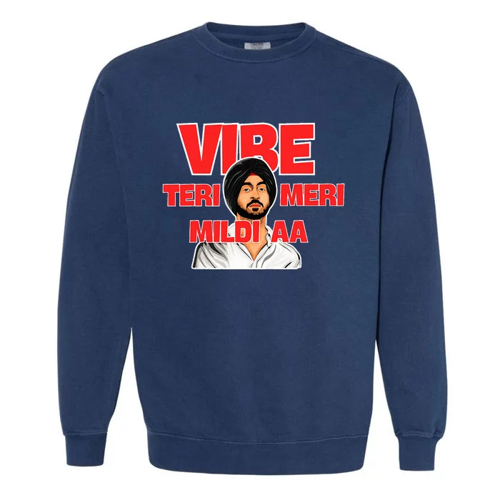 Vibe Teri Meri Mildi Aa Garment-Dyed Sweatshirt