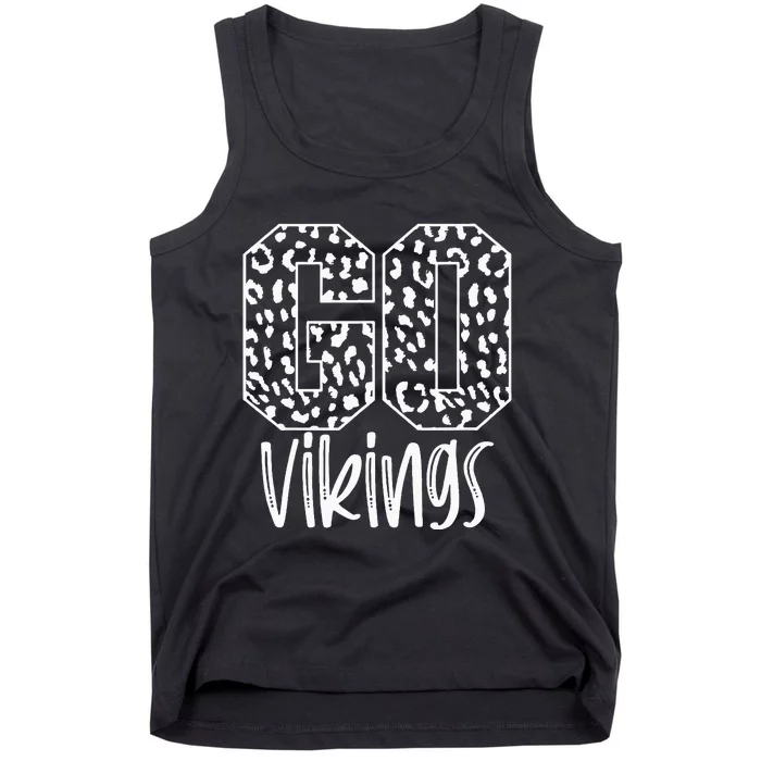 Vikings Team Mascot School Spirit Game Night Tank Top