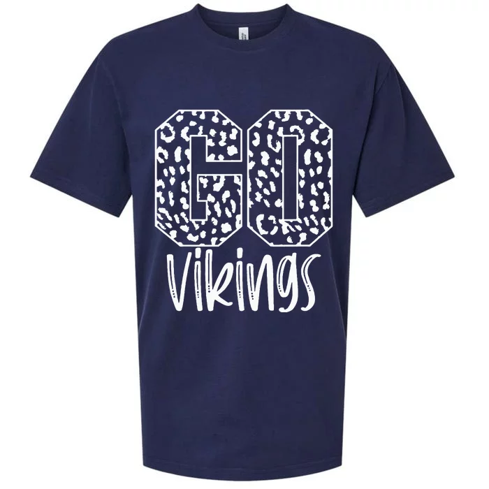 Vikings Team Mascot School Spirit Game Night Sueded Cloud Jersey T-Shirt