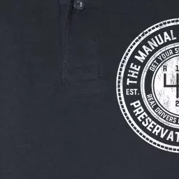 Vintage The Manual Transmission Preservation Society Softstyle Adult Sport Polo