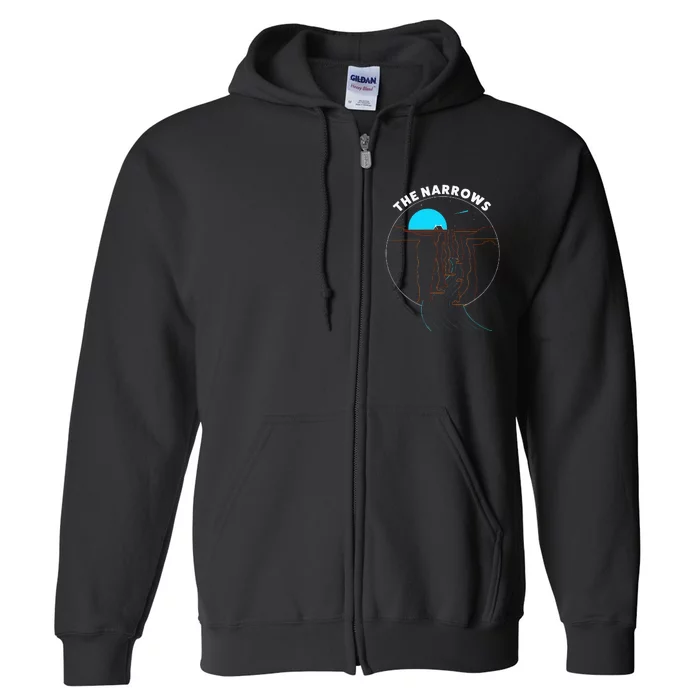 Vintage The Narrows Zion National Park Full Zip Hoodie