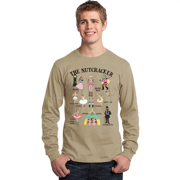 Vintage The Nutcracker Squad Pink Christmas Tall Long Sleeve T-Shirt